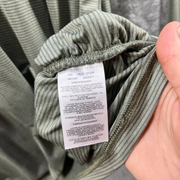 Columbia Omni-Wick Womens XL Green Striped  Long Sleeve Activewear - Picture 9 of 9